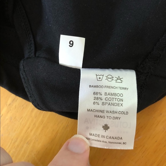 NWT Lotus Activa Black Sports Bra - Picture 8 of 10